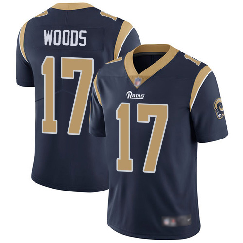 Los Angeles Rams Limited Navy Blue Men Robert Woods Home Jersey NFL Football #17 Vapor Untouchable->los angeles rams->NFL Jersey